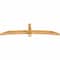 Ekena Millwork Bellingham Rough Sawn Timber Gable Bracket, Western Red Cedar, 84"W x 21"H x 4"D x 4"F, 6/12 Pitch GBW084X21X0404BEL00RWR - alternate 5